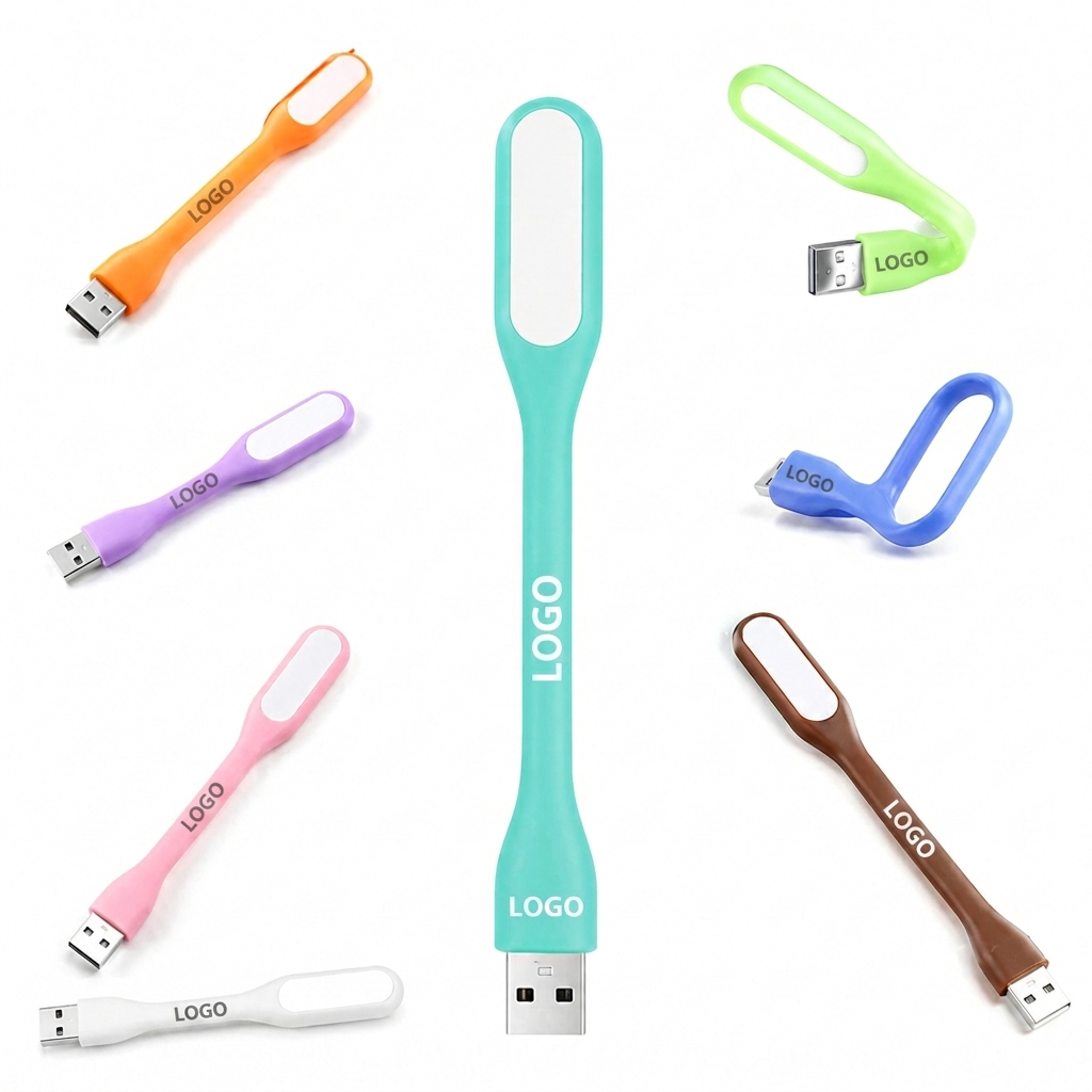 Portable Flexible Silicone LED Task Light for Workstations