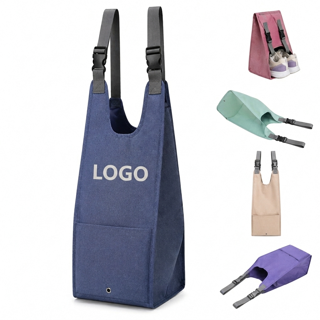 U-Shaped Dual Strap Utility Tote with Quick-Release Buckles
