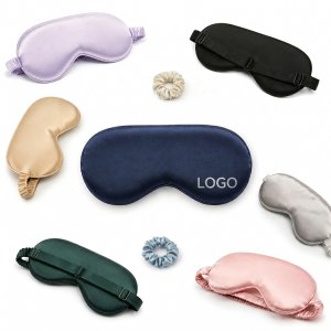 Adjustable Silk-Touch Sleep Mask for Travel
