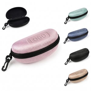 Semi-Rigid Protective Eyewear Shell with Integrated Swivel Hook