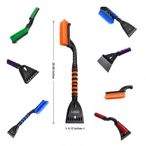 26-Inch Cold-Resistant Detachable Snow Brush and Ice Scraper Combo