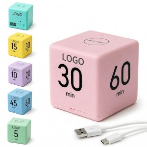 Multi-Functional Gravity Flip Digital Cube Timer