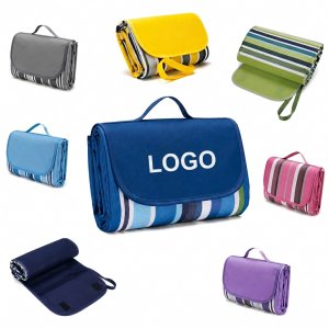 Portable Foldable Outdoor Picnic Mat with Water-Resistant Backing