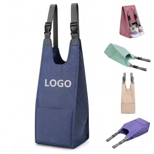 U-Shaped Dual Strap Utility Tote with Quick-Release Buckles
