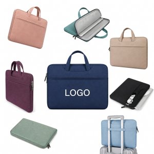 Protective Oxford Laptop Case with Integrated Trolley Strap and Dual Carrying Handles