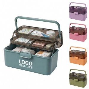 Multi-Tier Portable Storage Organizer for Emergency Essentials