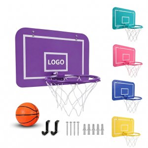 Indoor Mini Basketball Hoop Set with Mounting Hardware