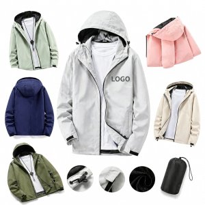 Men's Packable Weather-Resistant Ripstop Hooded Shell