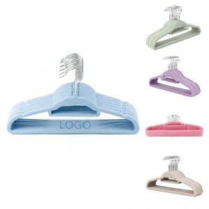 Slim Profile Anti-Slip Swivel Hook Garment Hanger
